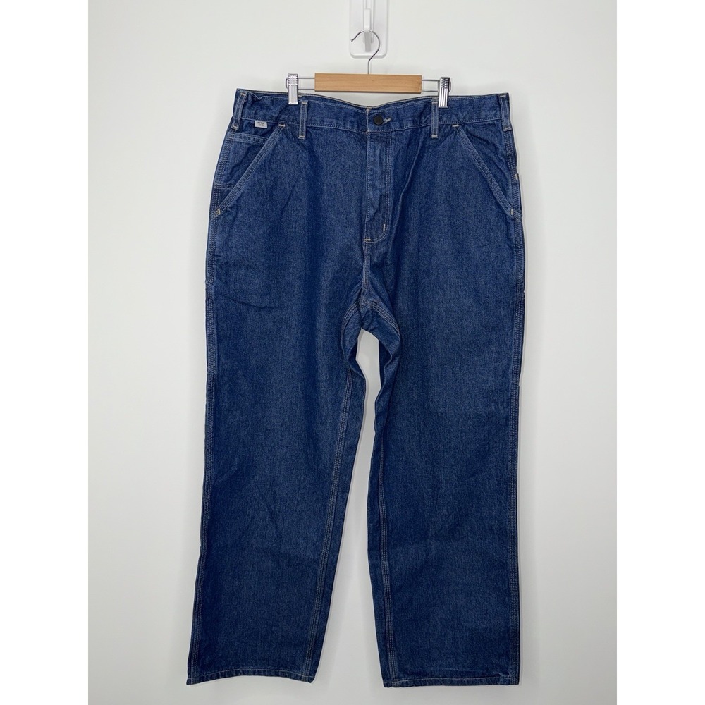 NWT Carhartt FR Flame Resistant Original Fit Utility Jeans 38x30 Denim FRB13DNM